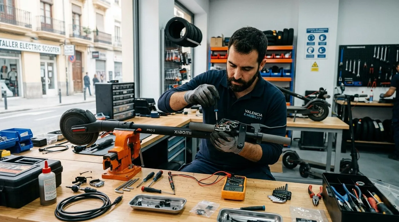 Reparar acelerador de patinete eléctrico en Valencia