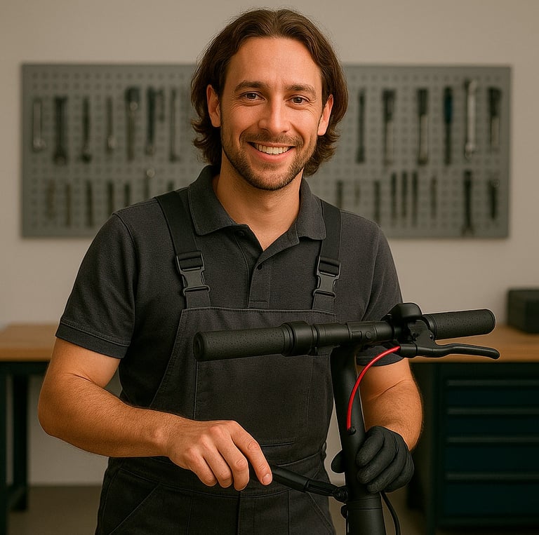 Soluciones técnicas al reparar tu patinete Cecotec en nuestro taller en Valencia